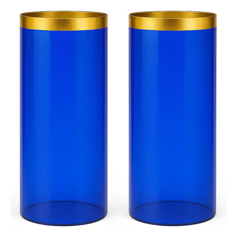 Acrylics Or Screens For Royal Blue Paschal Candle Holder