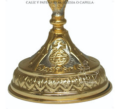 Caliz Para Iglesia O Capilla Con Patena T16 Vaso Sagrado