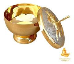 Copon O Cesto Litúrgico Chico Económico 150 Hostias Dorado