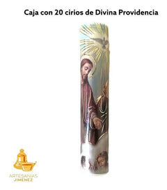 Cirio, Vela De Oración Divina Providencia 20 Piezas 8x1.6 Cm