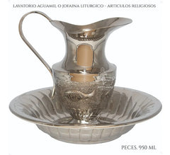 Lavatorio O Lavabo Con Bandeja De Comunion Liturgico Grande