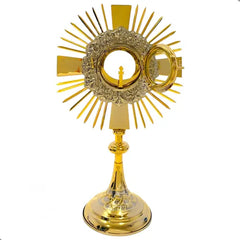 Custodia U Ostensorio Santísimo De Alpaca 52 Cm