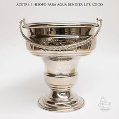 Acetre E Hisopo Para Agua Bendita Religioso A803 Mediano
