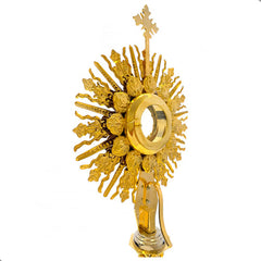 Custodia Eucaristica Ostensorio Cristo Rey Alpaca 85 Cm