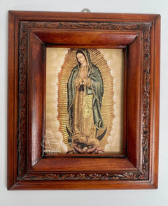 Cuadro Virgen De Guadalupe C00016 Nogal Nogal
