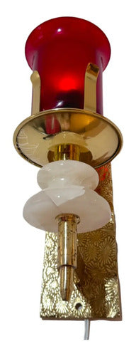 Lampara O Luz Del Santisimo Espiral Media Semana C1 Dorado