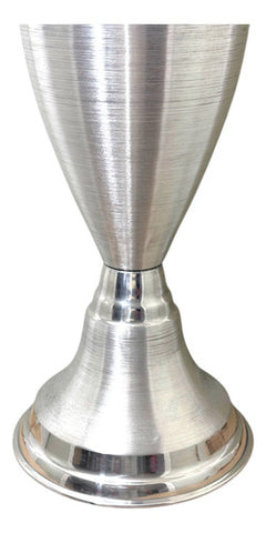 Floreros O Jarrones 60 Cm Iglesia O Capilla Con Cruz Santana Plateado Cincelado Cincelado