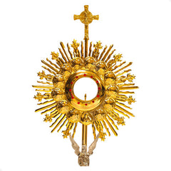 Custodia Eucarística Ostensorio Santísimo Tradicional 52 Cm