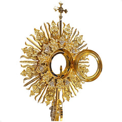Custodia Ostensorio Tradicional De Sol Iglesia 1.25 M A0780
