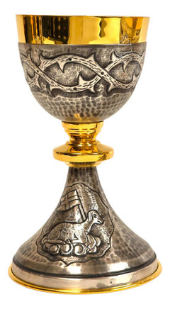 Caliz Copon Y Patena Liturgico Vaso Sagrado D05