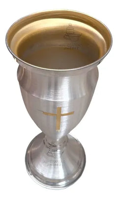 Floreros O Jarrones 60 Cm Iglesia O Capilla Con Cruz Cuello Plateado Cuello Santana