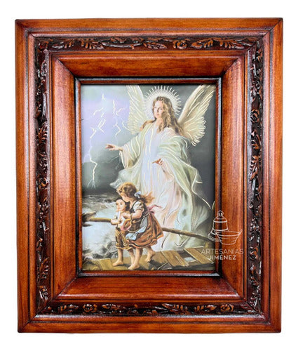 Cuadro Angel De La Guarda C0003 Nogal Nogal