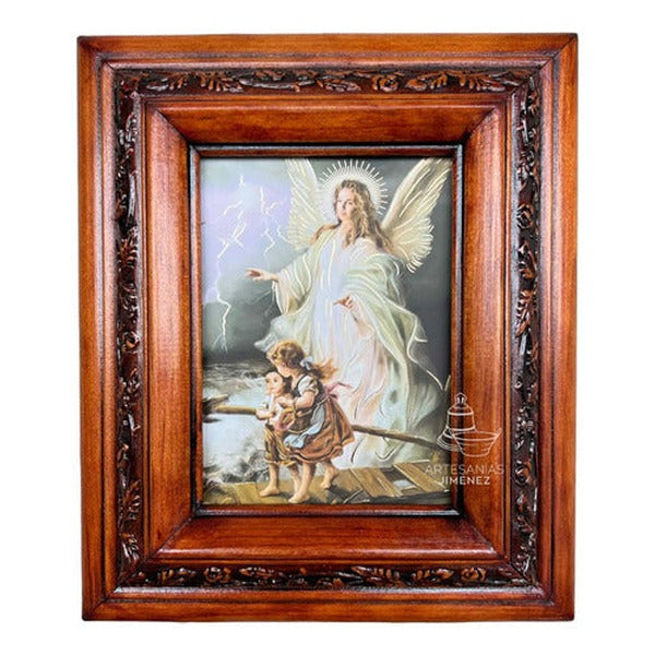 Cuadro Angel De La Guarda C0003 Nogal Nogal