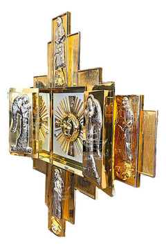 Sagrario grande con expositor del Santísimo 40x40 cm