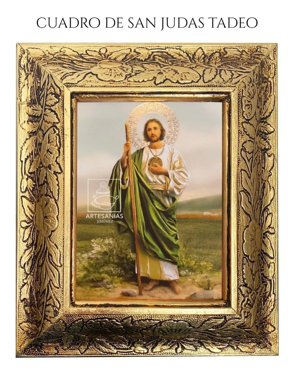 Cuadro de San Judas Tadeo, 31x26 cm — segunda vista