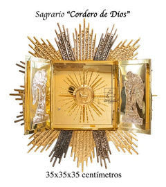 Sagrario Con Expositor De Santísimo Cordero De Dios