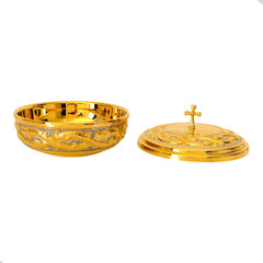 Copon Para Hostias Tipo Panera Liturgico Eucaristia 250 Oro