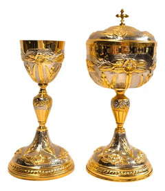 Caliz Copon Y Patena Liturgico Extra Grande