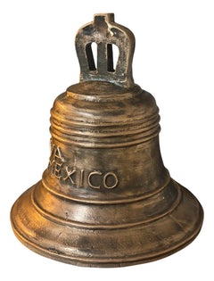 Bronze Wall Bell 10 kg Rustic Mexico 1810