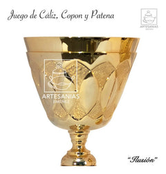 Caliz Copon Y Patena Para Iglesia O Capilla Litúrgico C305
