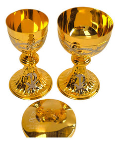 Caliz Copon Y Patena Liturgico Espinas Y Crismon P1