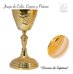 Caliz Copon Y Patena Para Iglesia O Capilla C303
