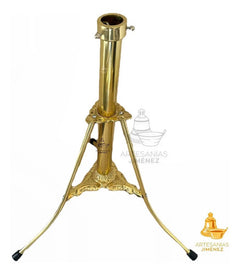 Base O Tripie Para Estandarte O Cirial De Laton