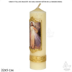 Cirio O Vela De Oración Señor De La Misericordia