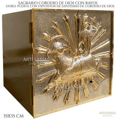 Sagrario O Tabernaculo Con Expositor De Santísimo Cordero