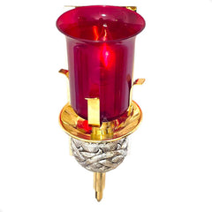 Lampara O Luz Del Santísimo Dorada Corona De Espinas