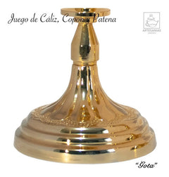 Caliz Copon Y Patena Para Iglesia O Capilla Gota C304