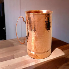 Tarro Cervecero De Cobre Artesanal De 1.3 L 100% Cobre