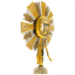 Custodia Eucaristica Ostensorio Cristo Rey Alpaca 70 Cm