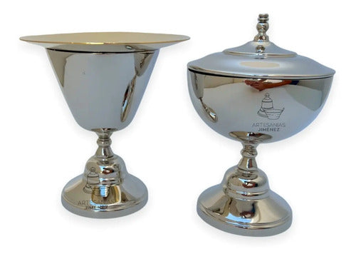 Caliz Y Copon Mini Plateado Liso C02