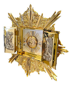 Sagrario O Tabernaculo De Resplandor Y Expositor 35x35 Cm C2