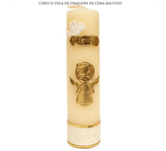 Cirio O Vela De Oración Bautizo