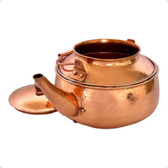Cafetera O Tetera Con Tapa De Cobre Artesanal De 3 Litros