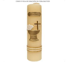 Cirio O Vela De Oración Bautizo