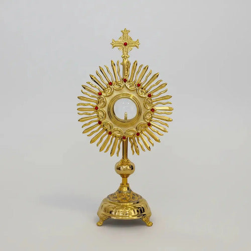 Custodia Eucarística Ostensorio Santísimo Tradicional 50 Cm