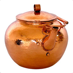 Cafetera O Tetera Con Tapa De Cobre Artesanal De 2 Litros