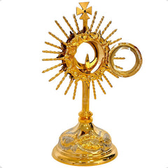 Custodia Eucarística Ostensorio Santísimo Tradicional 27 Cm
