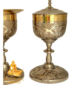 Caliz Y Copon Plateado Cruces
