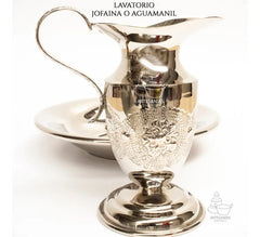 Lavatorio Liturgico Jofaina Aguamanil A850 Plateado Iglesia