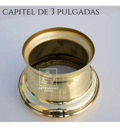 Capitel Para Cirio De 7.5 Cm O 3 Pulgadas De Diámetro