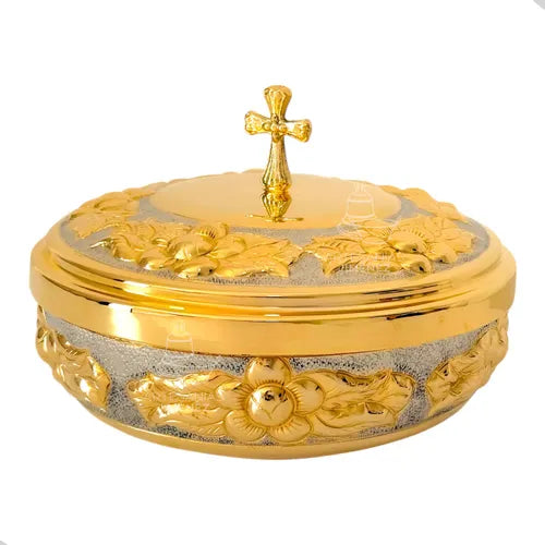 Copon Para Hostias Tipo Panera Liturgico Eucaristia 250 Oro
