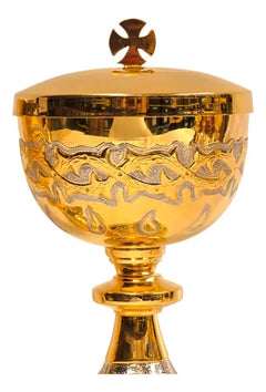 Caliz Copon Y Patena Liturgico Corona De Espinas A010