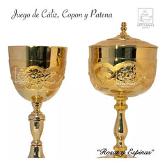 Caliz Copon Y Patena Para Iglesia O Capilla C306