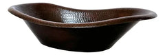 Lavamanos O Lavabo De Cobre Martillado 49x29 Cm Patinado Patinado Cobre Envejecido