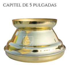 Capitel Para Cirio De 12 Cm O 5 Pulgadas De Diámetro