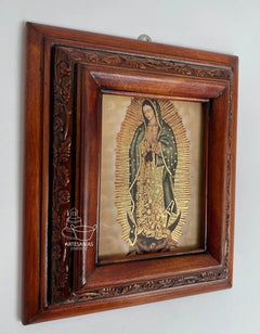 Cuadro Virgen De Guadalupe C00016 Nogal Nogal
